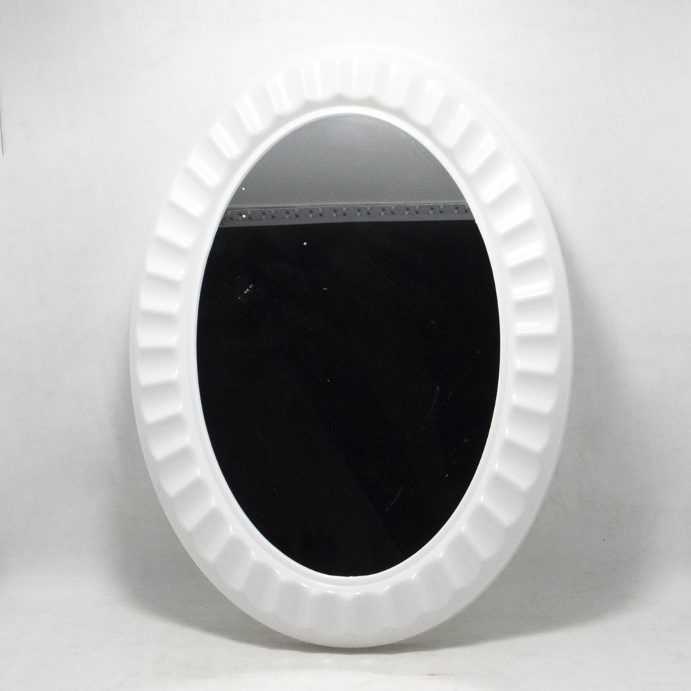 Espejo ovalado marco plastico