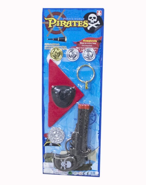 Set pirata 8PCS C/Acces Med Blister