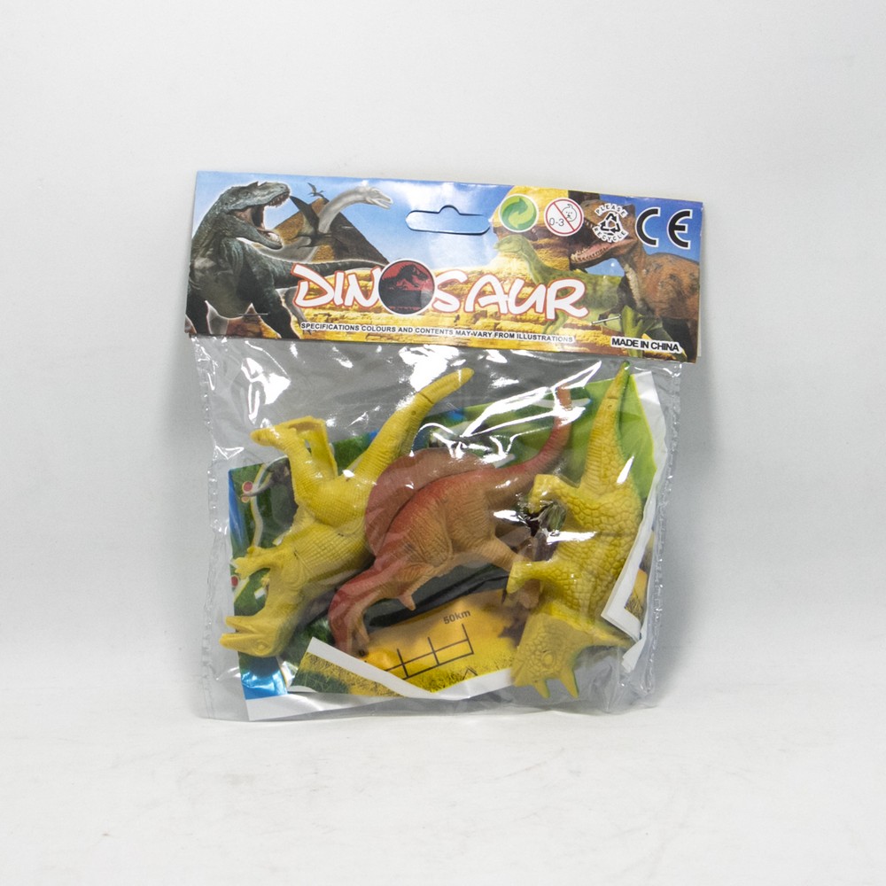 Set dinosaurios x3 E/Bolsa